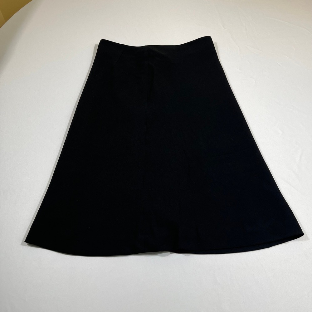 Cintas A-Line Skirt Women Size 02 Black Career Professional Midi 112789-35